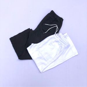 Bundle of 2 Splendid Wide Leg Linen Pants Excellent Condition Sz Medium